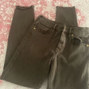 True Religion Olive Ankle Jeans